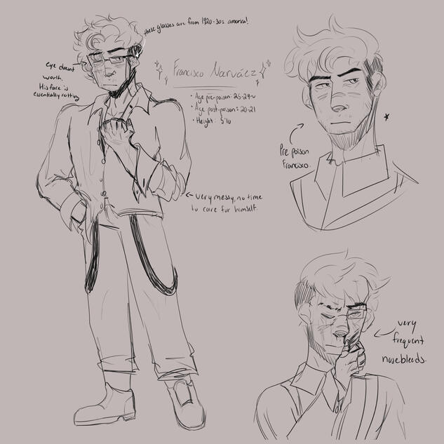Francisco Narváez Reference Sheet (OC)