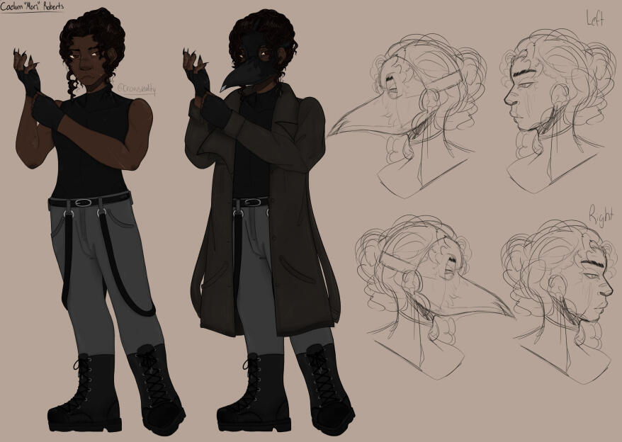 Caelum Roberts Reference Sheet (OC!)